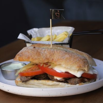 Filete Tomate Mayo Ají verde