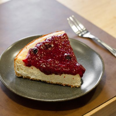 Cheesecake Frutos Rojos sin azúcar