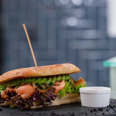 Sándwich Salmón Ahumado